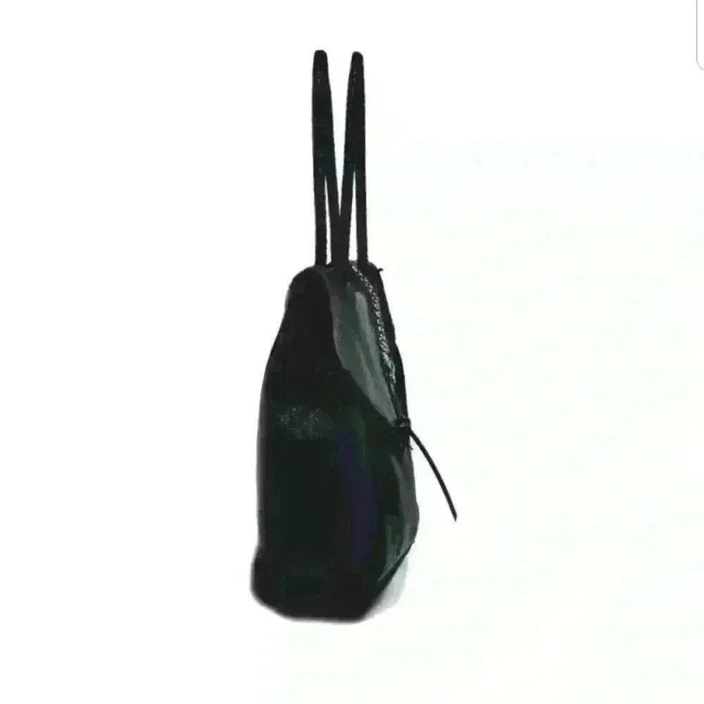 REHARD Italy Black Italian Leather Shoulder Bag - Picture 3 of 3